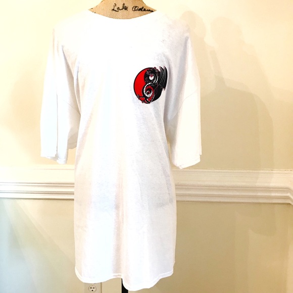 Young & Wild Kung Fu Dragon Tee Shirt USA MADE! - Picture 1 of 6